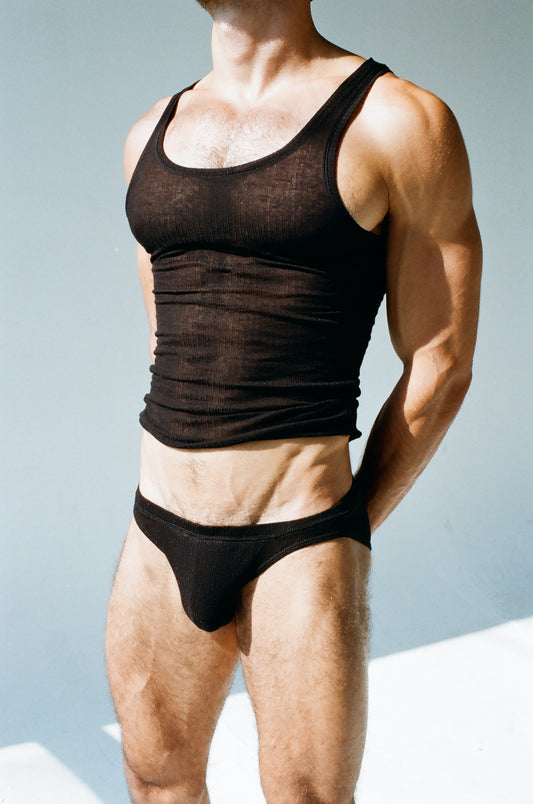Black Sheer Tank
